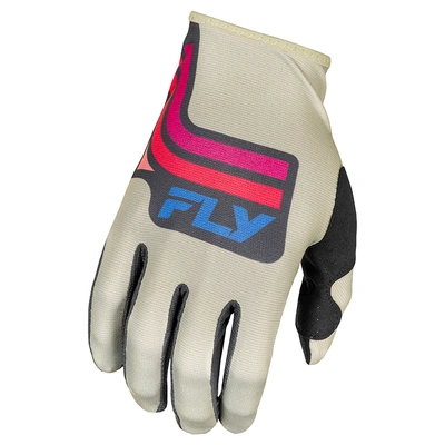 Fly Racing 2025 Lite Vice MX Gloves - Grey/Pink/Coral