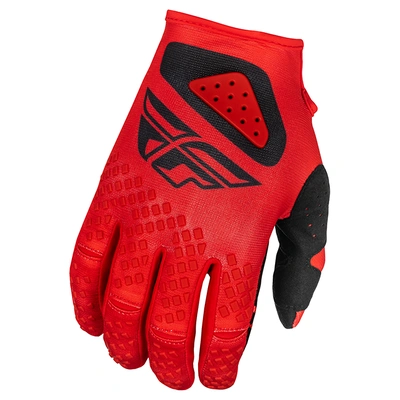 Fly Racing 2025 Kinetic Center MX Gloves - Red/Black