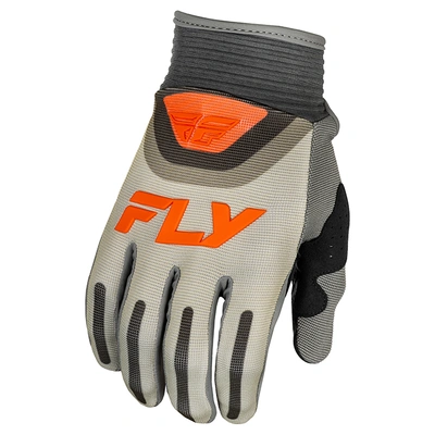 Fly Racing 2025 Youth F-16 MX Gloves - Grey/Orange