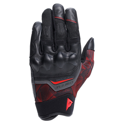 Dainese Ermex Gloves - Black/Lava Red