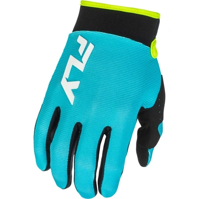 Fly Racing 2026 F-16 MX Gloves - Aqua/Black/White