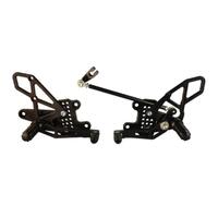 Vortex Vortex Rear Set - Honda - CBR1000 08-16 - Black