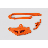 UFO KTM 12-18 Exc S/Arm Slider/Chain Guide Kit (Org 98-18)