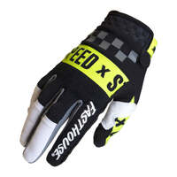 Fashthouse Speed Style Domingo Gloves - White/Black