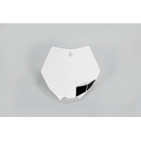 UFO KTM Front Number Plate 85SX 2013-2017 - White