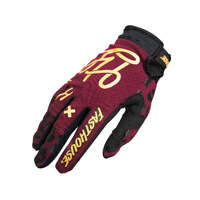 Fasthouse Speed Style Golden Youth Gloves - Maroon