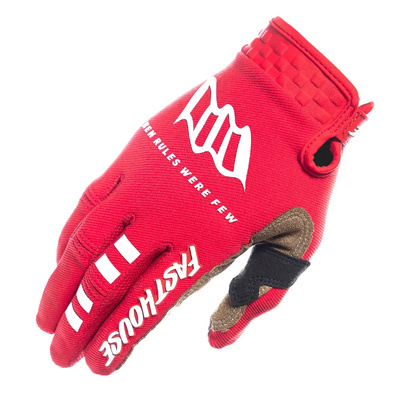 Fasthouse Speed Style Ramble MX Gloves - Red