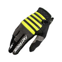 Fasthouse Speed Style Omega Youth Gloves - Hi Vis/Grey