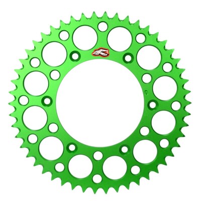Renthal Rear Sprocket Mx Ultralight Grooved Grn 48T