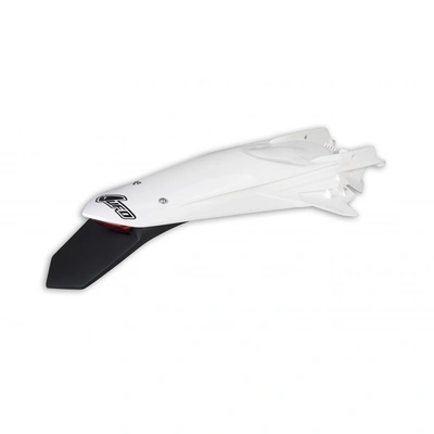 UFO Enduro Rear Fender W/Led - KTM EXC/EXC-F 20-23 - White