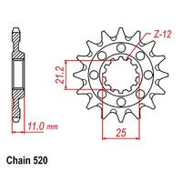 Front Sprocket - Husqvarna - 520 - Steel - 14T