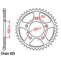 RR SPR STEEL 42T 525P