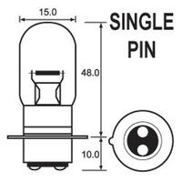 Link 12V 35/35 1 Pin Halogen Bulb