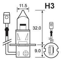 Link 12V 55W H3 Bulb