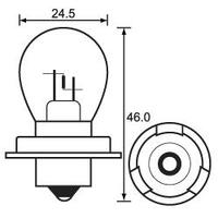 Link 12V 15 P26S Scooter Bulb