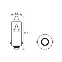 Link 12V 23W Mini Yellow Bulb