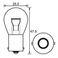 Link 6V 18W Indicator Large Bulb