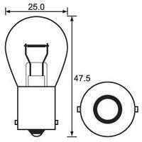 Link 12V 18W Indicator Large Bulb