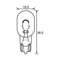 Link 12V 21CP Wedge Indicator Bulb