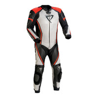 Difi Imola 1 Pce Leather Suit - Black/White/Red