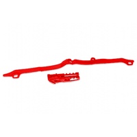 UFO Chain Guide/Swingarm Slider Kit - Honda - CRF250R 2010-2013 - Red