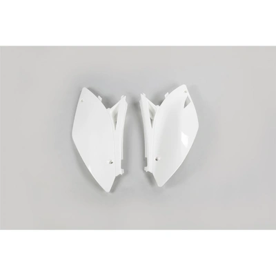 UFO Kawasaki Sidepanels - KXF250 09-12/KXF450 09-11 - White