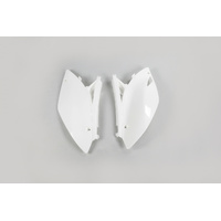 UFO Kawasaki Side Panel - KX50F 09-11 - White