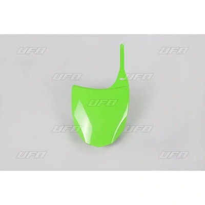 UFO Kawasaki Front Number Plate - KX250F 09-12 - Green
