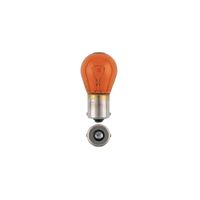 NARVA 12V 21W AMBER BA15S INCANDESCENT GLOBES (2 Pack)