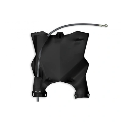 UFO Kawasaki Stadium Front Plate - KXF250 17-25/KXF450 16-25 - Black