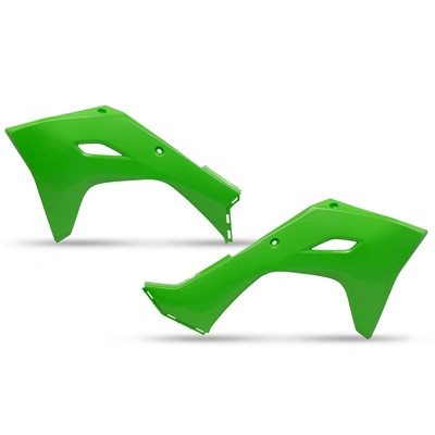 UFO Radiator Shrouds - Kawasaki  KX250F 25/KX450F 24-25 - Green