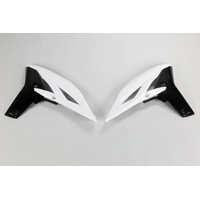 UFO Radiator Shrouds - Yamaha YZF 250 2010 - White