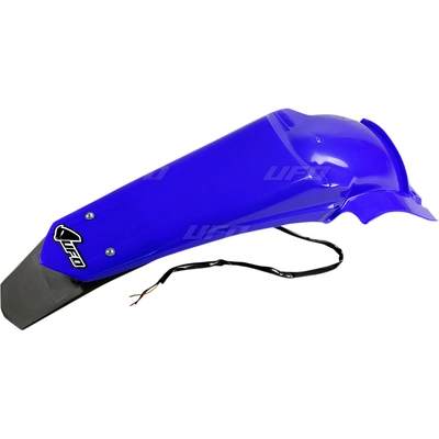 UFO Yamaha Rear Fender With Tail Light - Wr450F 12-15 - Blue