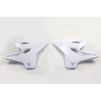 UFO Radiator Shrouds - Yamaha YZ 125/250 15-20 - White