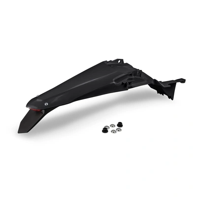 UFO Yamaha Rear Fender With Led - YZF250 2024/YZF450 23-24 - Black