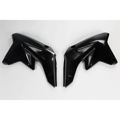 UFO Suzuki Radiator Shrouds - RMZ250 07-09 - Black