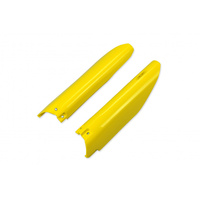 UFO Suzuki Fork Slider Covers RM125/250 07-11/RMZ250/450 07-19 - Yellow (01-19)