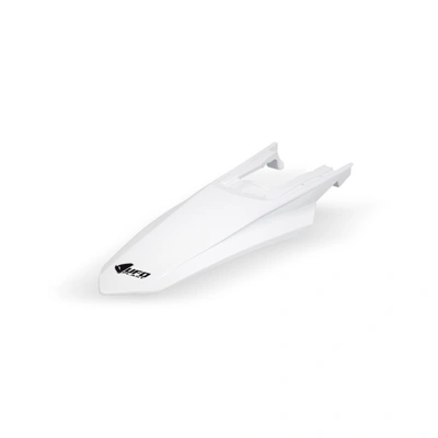 UFO Rear Fender W.Pins - KTM EXC 150/XC W150/XC W150TPI/EXC 250/XC W250/EXC-F 250/XCF W250/EXC 300/XC W300 24-25 - White
