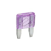 Narva 3 Amp Purple Mini Blade Fuse  (Blister Pack Of 5)