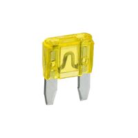 Narva 20 Amp Yellow Mini Blade Fuse  (Blister Pack Of 5)