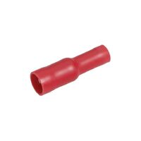 Narva 4.0mm Female Bullet Terminal Red (12 Pack)