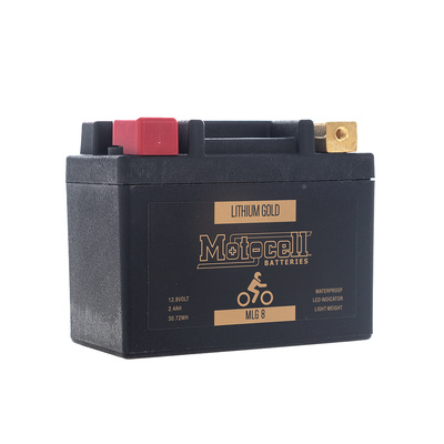 Motocell Lithium Gold Battery - Yamaha YZ250F - 30.72W / 160CCA - 2018-2025
