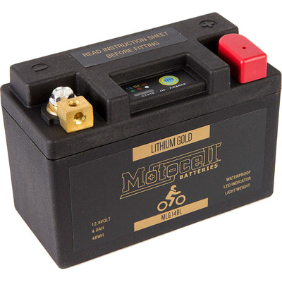 Motocell Lithium Gold Battery - Aprilia 100 Scarabeo 4T - 48W / 240CCA - 2002-2006