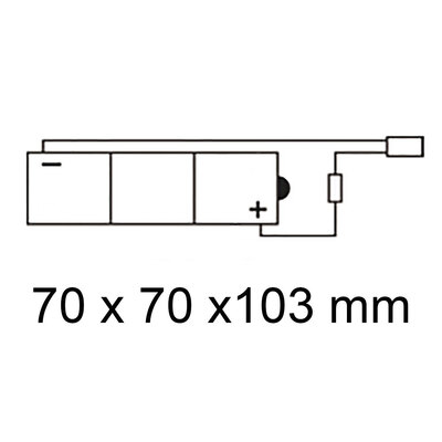 ROADSTAR, STD 6N4C-1B 4Ah CN20