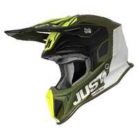 Just1 J18 MIPS Pulsar Helmet - Green/Black/White