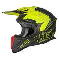 Just1 J18 MIPS Vertigo Helmet - Red/Grey/Fluro Yellow