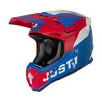 Just1 J22 Adrenaline Helmet - Red/Blue/White/Carbon
