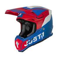 Just1 J22 Adrenaline Youth Helmet - Red/Blue/White/Carbon