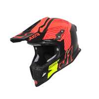 Just1 J12 Carbon Syncro Helmet - Matte Red
