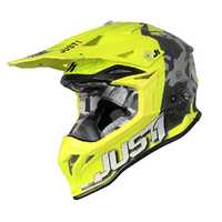 Just1 J39 Kinetic Helmet - Grey/Matte Fluro Yellow